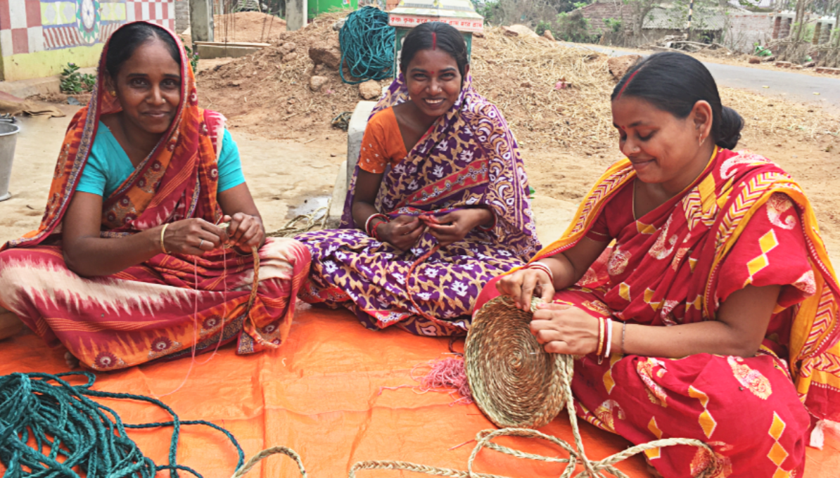 Indian artisan at work